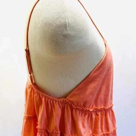 NWT SO GOODS FOR LIFE Juniors Sleeveless Straps Pullover V-Neck Coral Shirt XXL - Picture 6 of 9